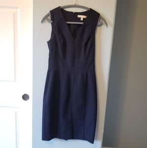 Banana Republic navy sheath dress